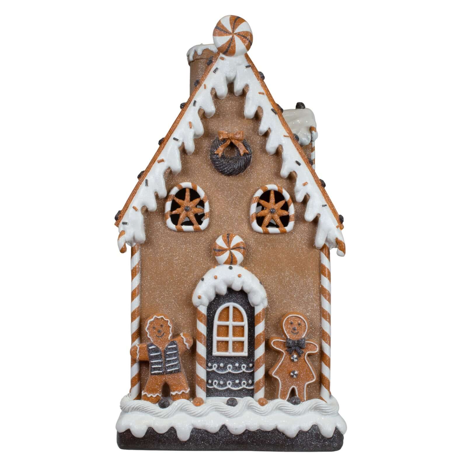 LED Lebkuchenhaus 51cm, Polyresin, VE-2(1)