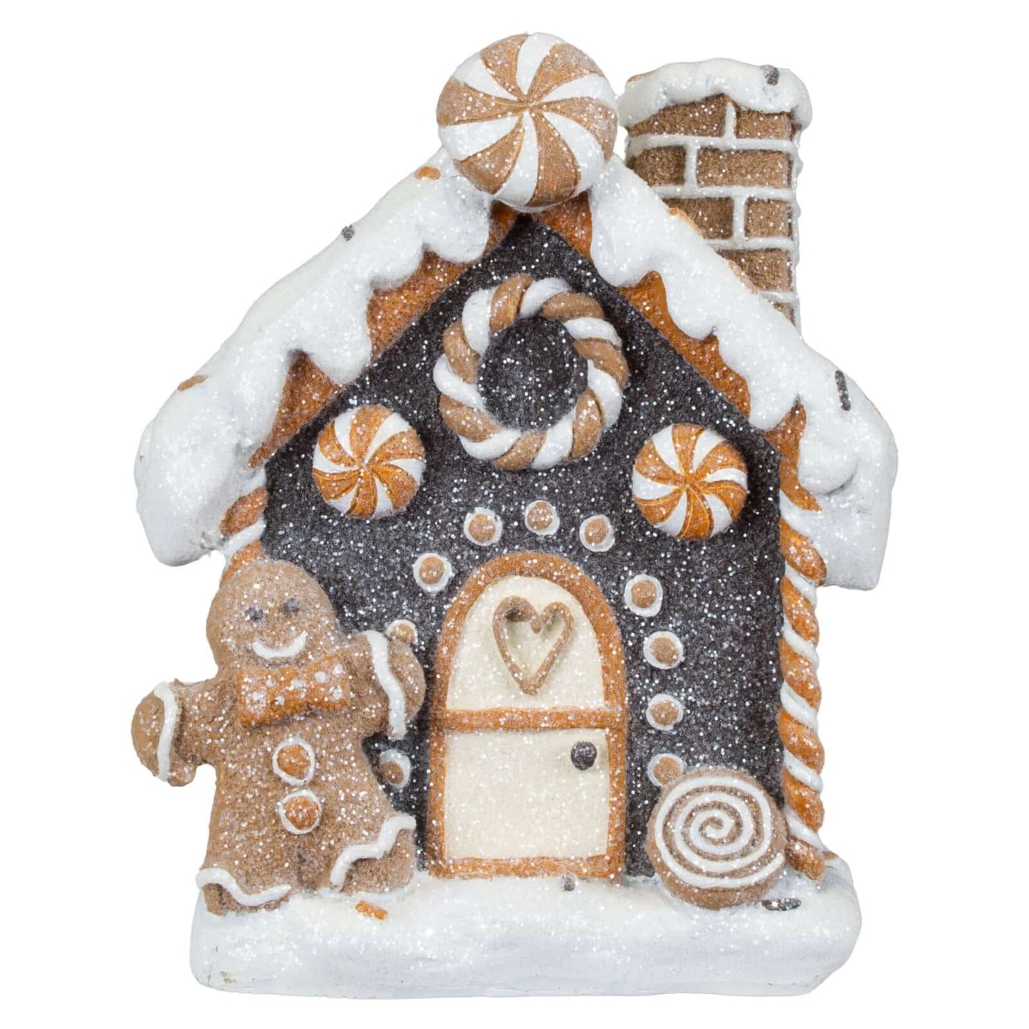 Lebkuchenhaus 12cm, Polyresin, VE-8(1)