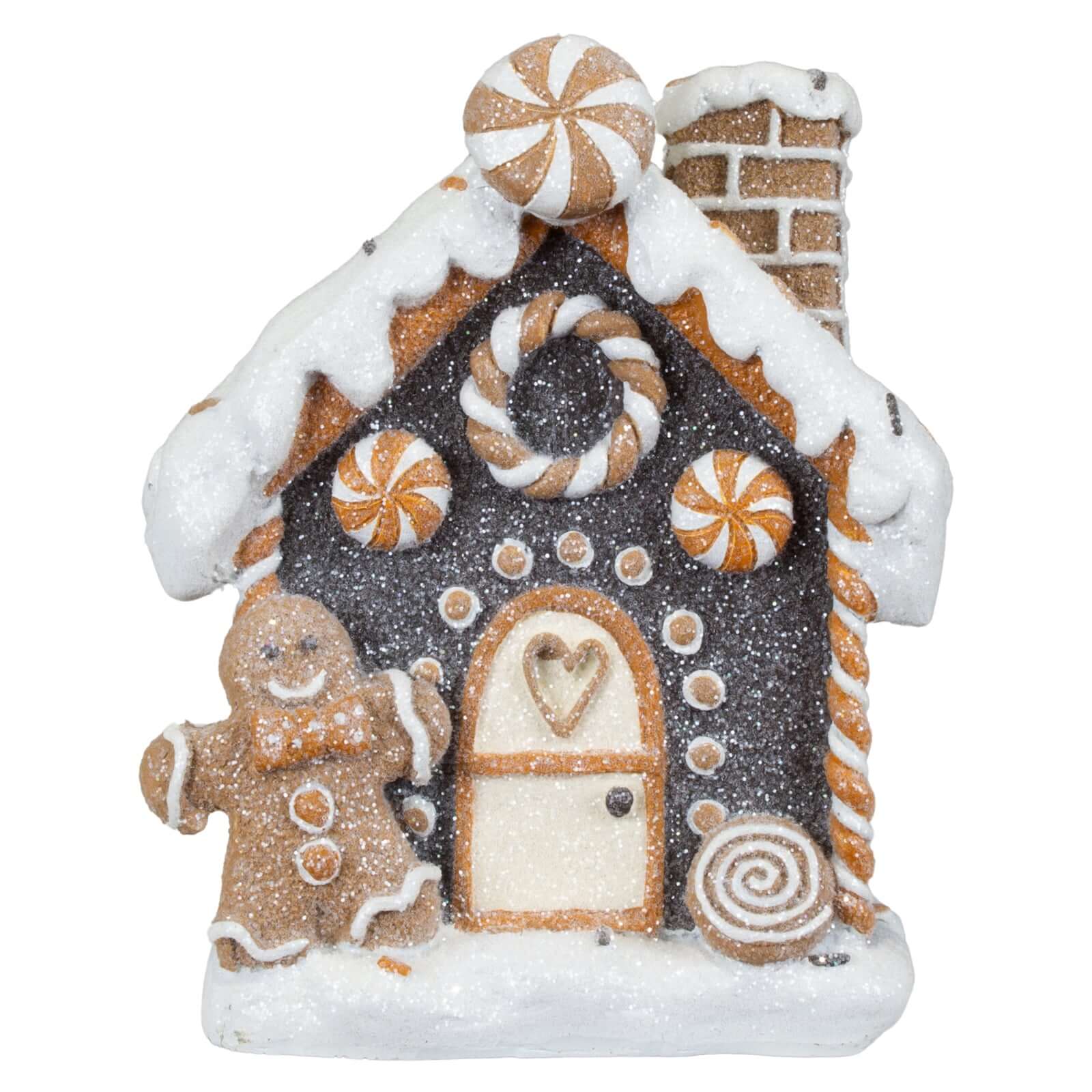 Lebkuchenhaus 12cm, Polyresin, VE-8(1)