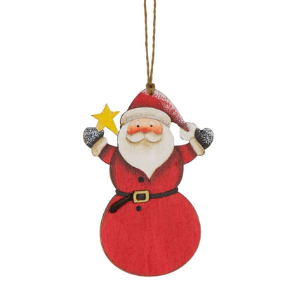 Baumschmuck mit Display 48tlg, Holz, VE-192(48)