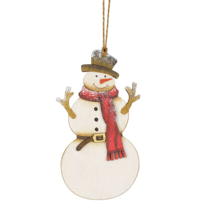 Baumschmuck mit Display 48tlg, Holz, VE-192(48)