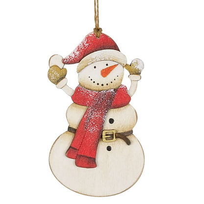 Baumschmuck mit Display 48tlg, Holz, VE-192(48)