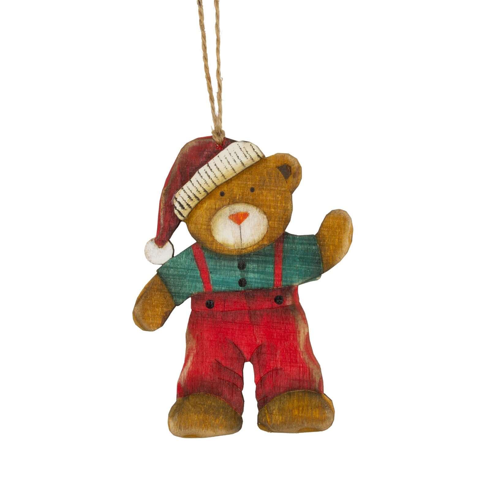 Baumschmuck mit Display 48tlg, Holz, VE-192(48)