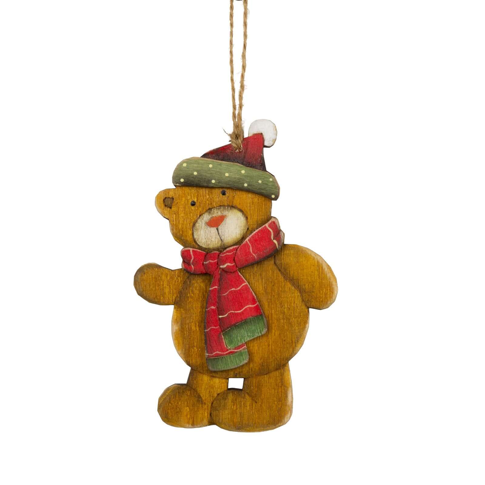 Baumschmuck mit Display 48tlg, Holz, VE-192(48)