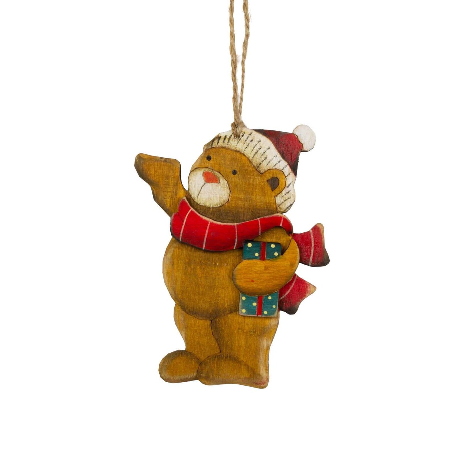 Baumschmuck mit Display 48tlg, Holz, VE-192(48)