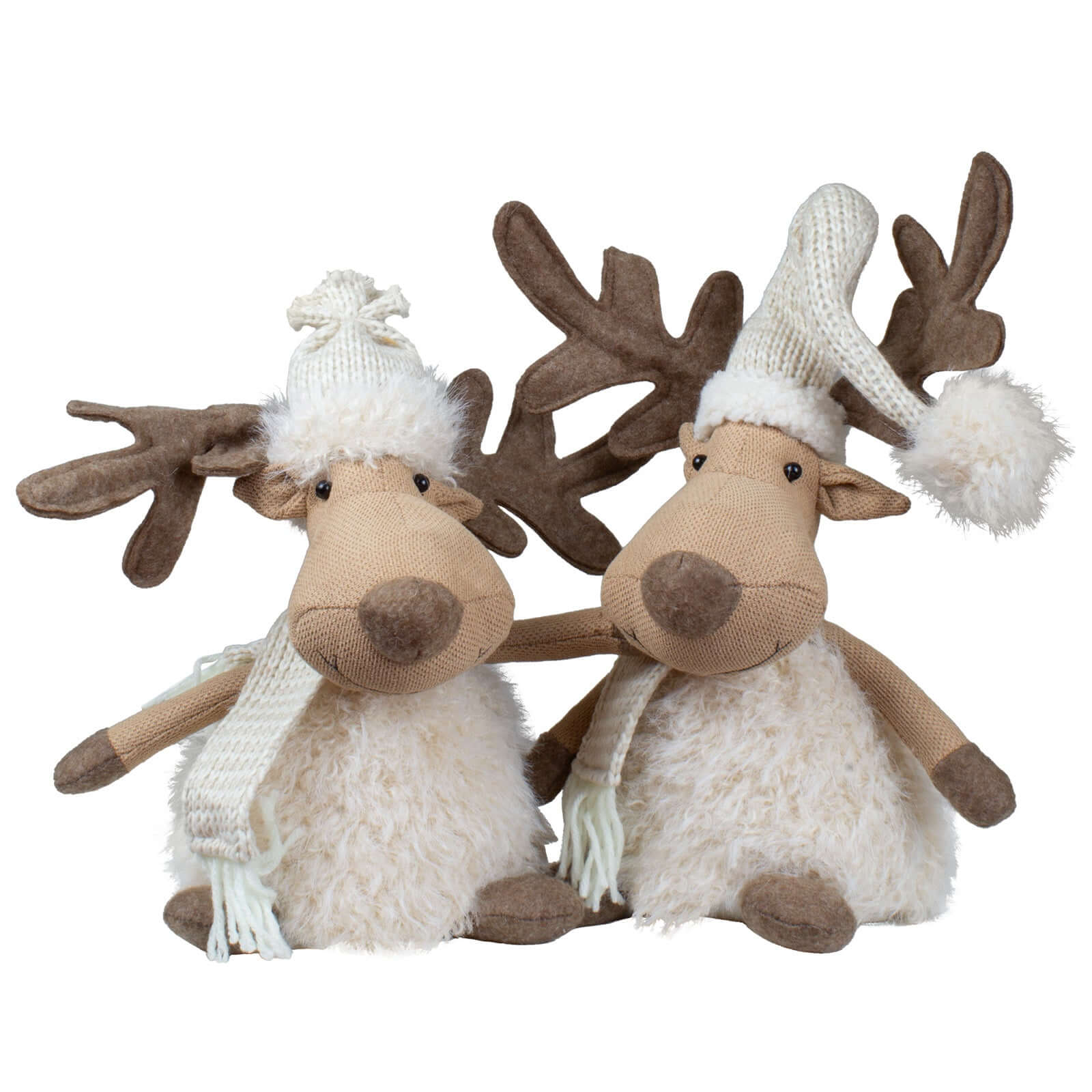 Elch sitzend 33cm(46cm), 2 Designs, VE-24(12)