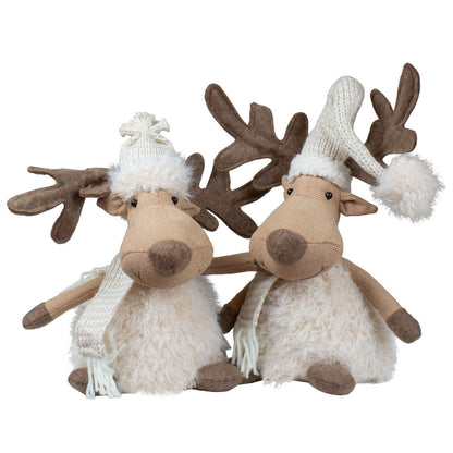 Elch sitzend 33cm(46cm), 2 Designs, VE-24(12)