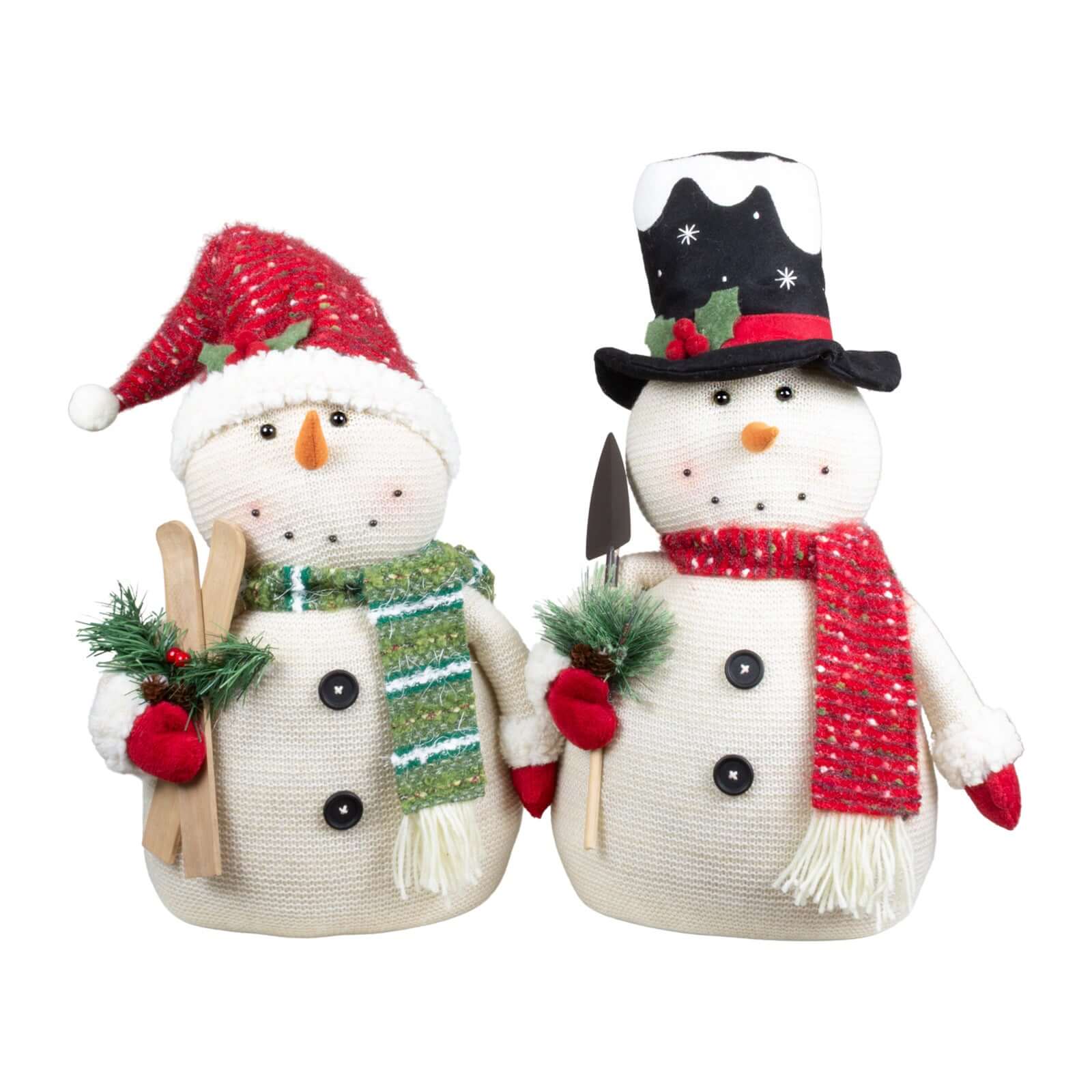 Schneemann stehend 51cm(70cm), 2 Designs, VE-12(4)