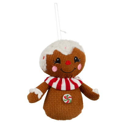 Décoration d'arbre Figurine en pain d'épices 13cm Présentoir 12 pièces