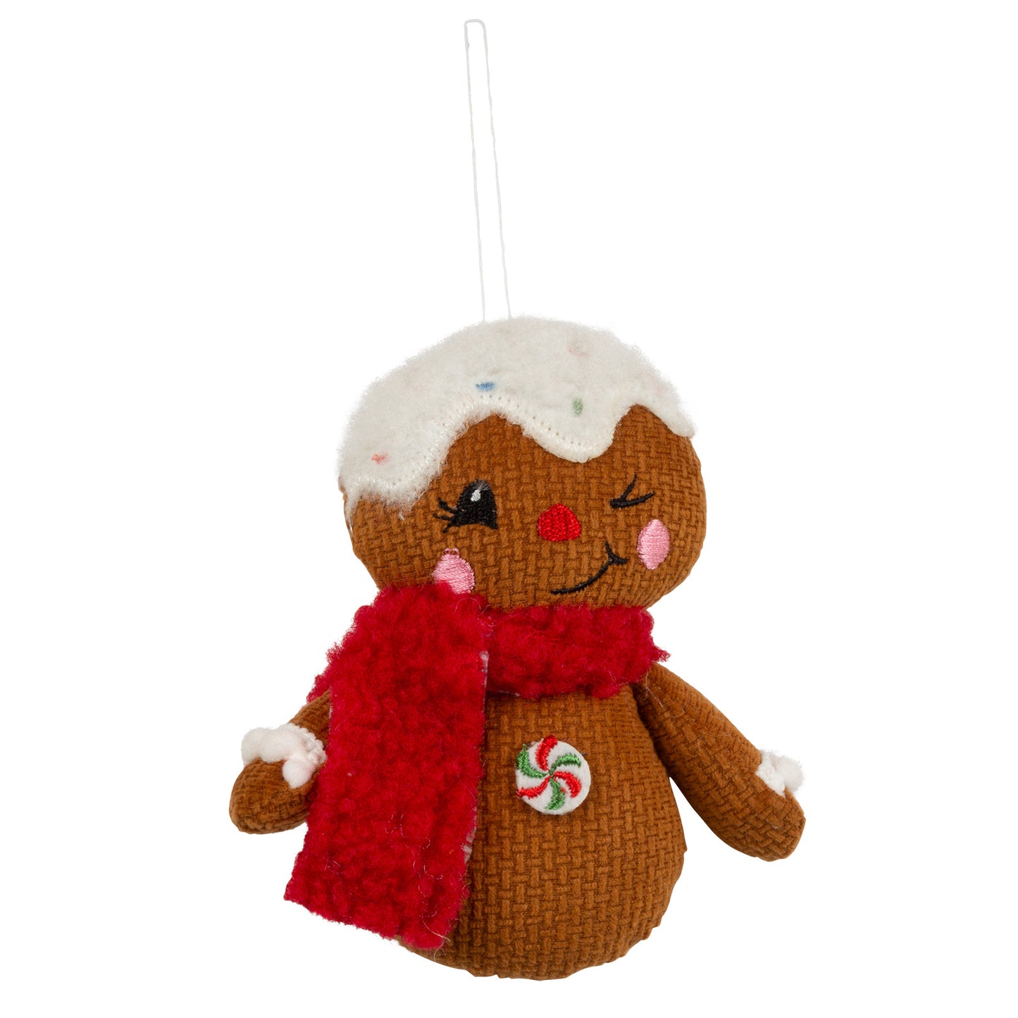 Décoration d'arbre Figurine en pain d'épices 13cm Présentoir 12 pièces