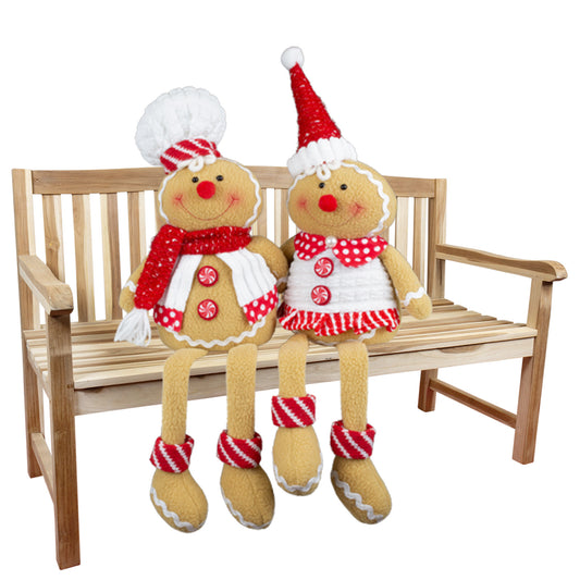 Gingerbread figure edge sitter 45cm, 2 designs, VE-12(6)