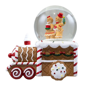 Schneekugel 17cm mit Spieluhr, VE-6(1)
