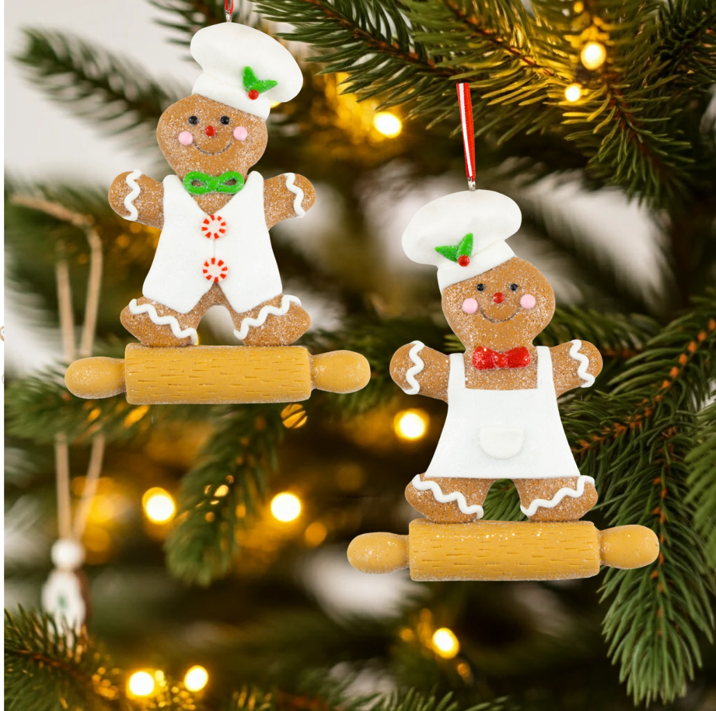 Decorazione per albero 13cm, Polyclay, 2 design VE-144(24)