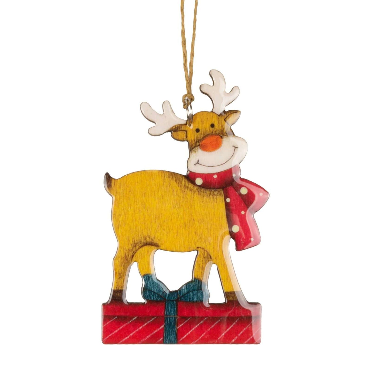 Baumschmuck mit Display 192tlg, Holz, VE-384(192)