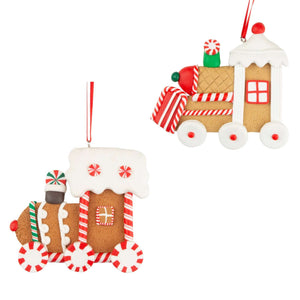 Baumschmuck 9cm, Polyclay, 2 Designs, VE-144(12)