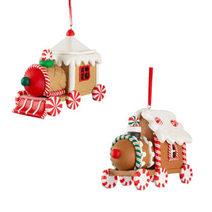 Baumschmuck 10cm, Polyclay, 2 Desgins, VE-72(12)