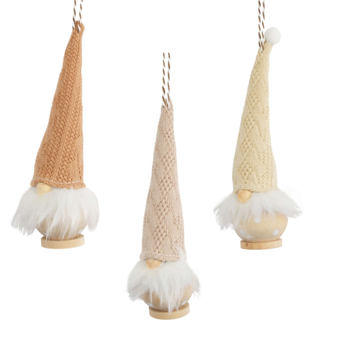 Baumschmuck 17cm, Holz, 3 Designs, VE-144(12)