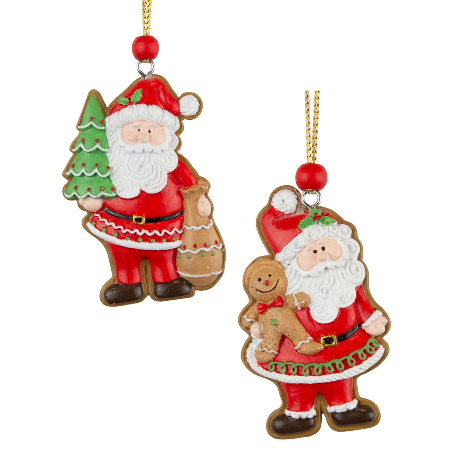 Baumschmuck 12cm, Polyresin, 2 Designs, VE-192(24)