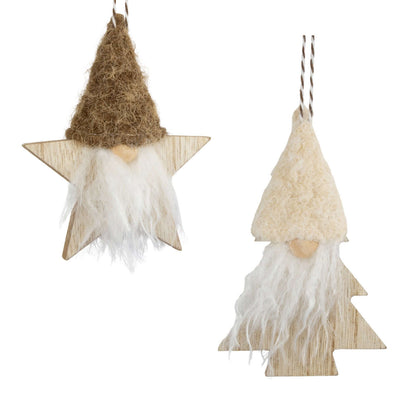 Baumschmuck 12cm, Holz, 2 Designs, VE-144(12)