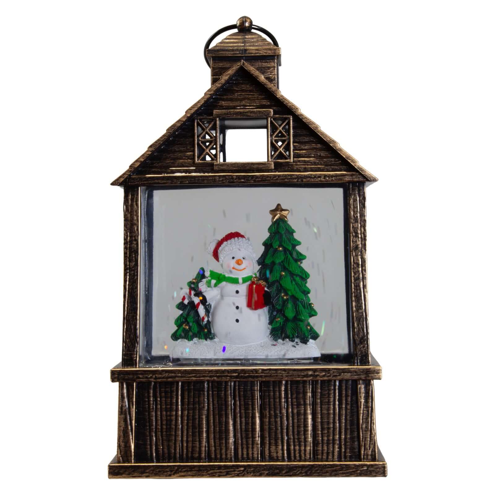 LED Schneelaterne 17cm, 2 Designs, VE-16(1)