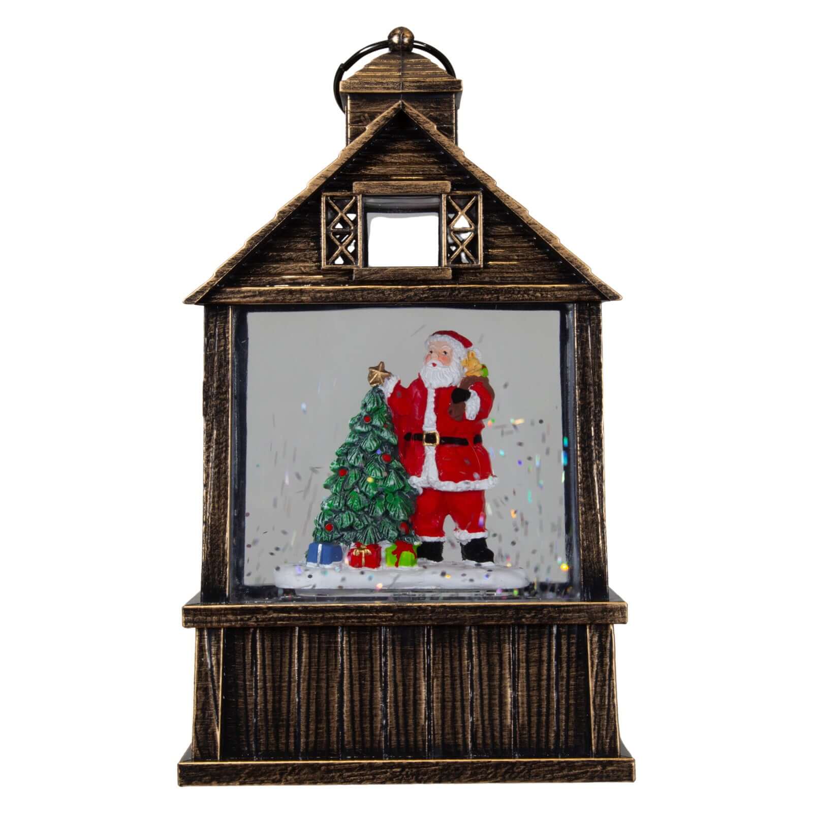 LED Schneelaterne 17cm, 2 Designs, VE-16(1)