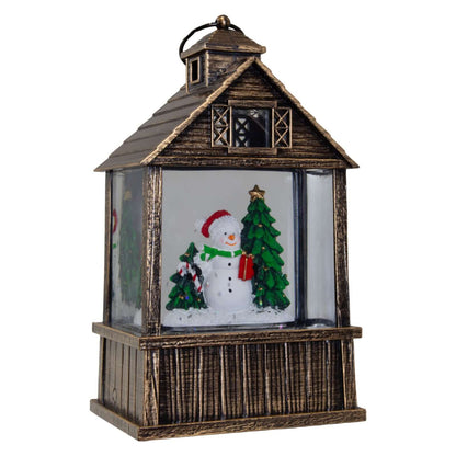 LED Schneelaterne 17cm, 2 Designs, VE-16(1)