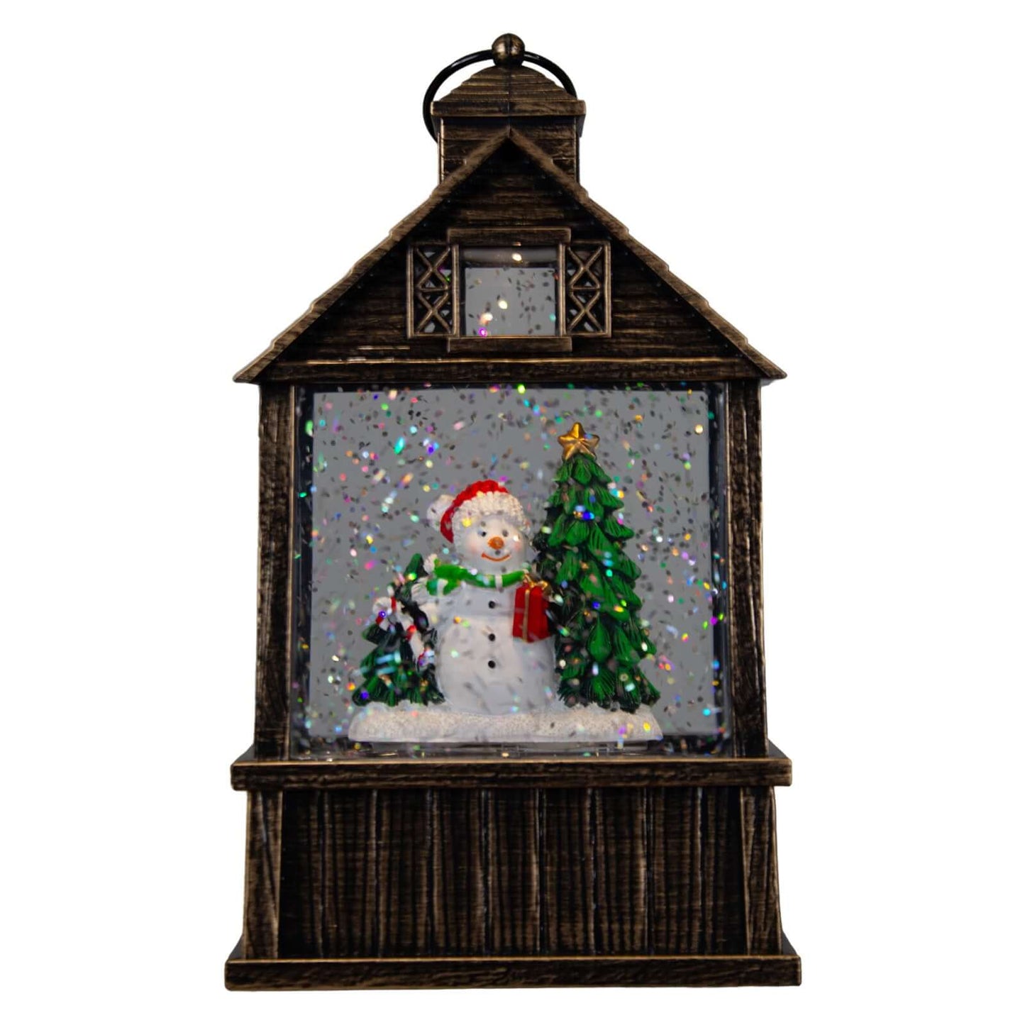 LED Schneelaterne 17cm, 2 Designs, VE-16(1)