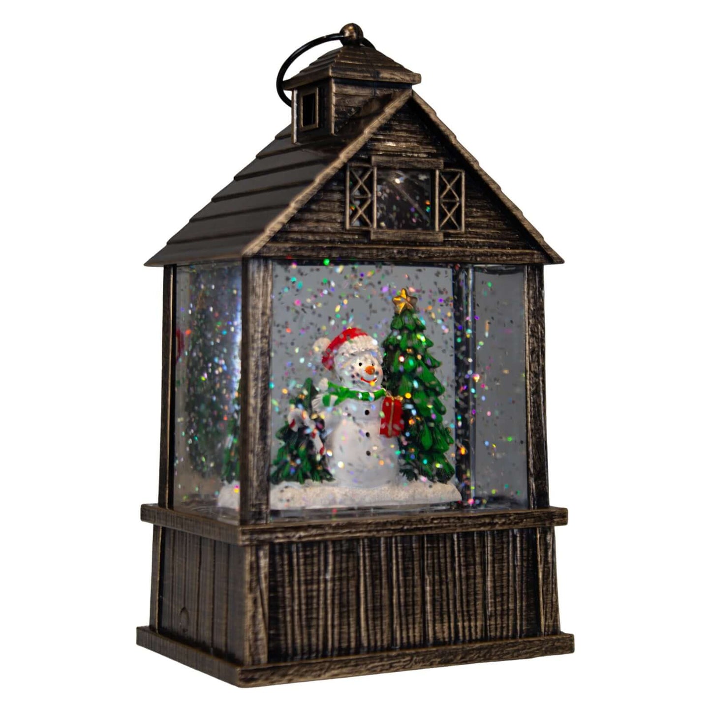 LED Schneelaterne 17cm, 2 Designs, VE-16(1)