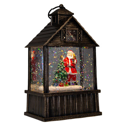 LED Schneelaterne 17cm, 2 Designs, VE-16(1)