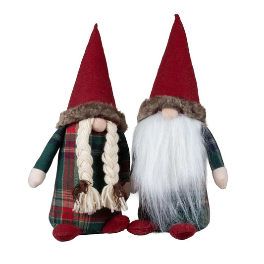 Gnom sitzend 25cm, 2 Designs, VE-48(12)