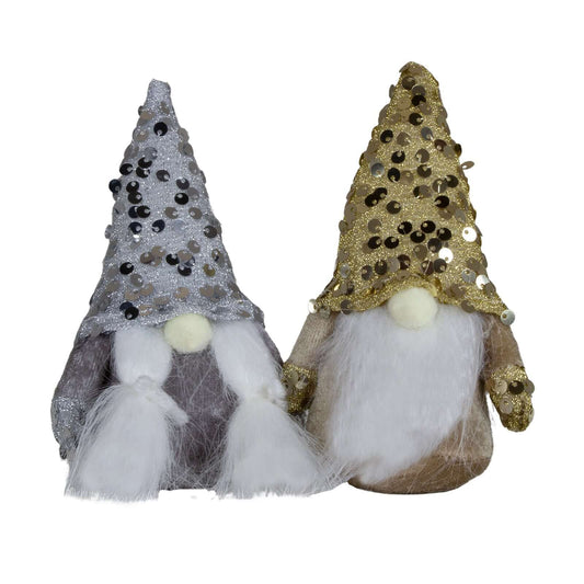 Gnom sitzend 15cm, 2 Designs, VE-96(12)