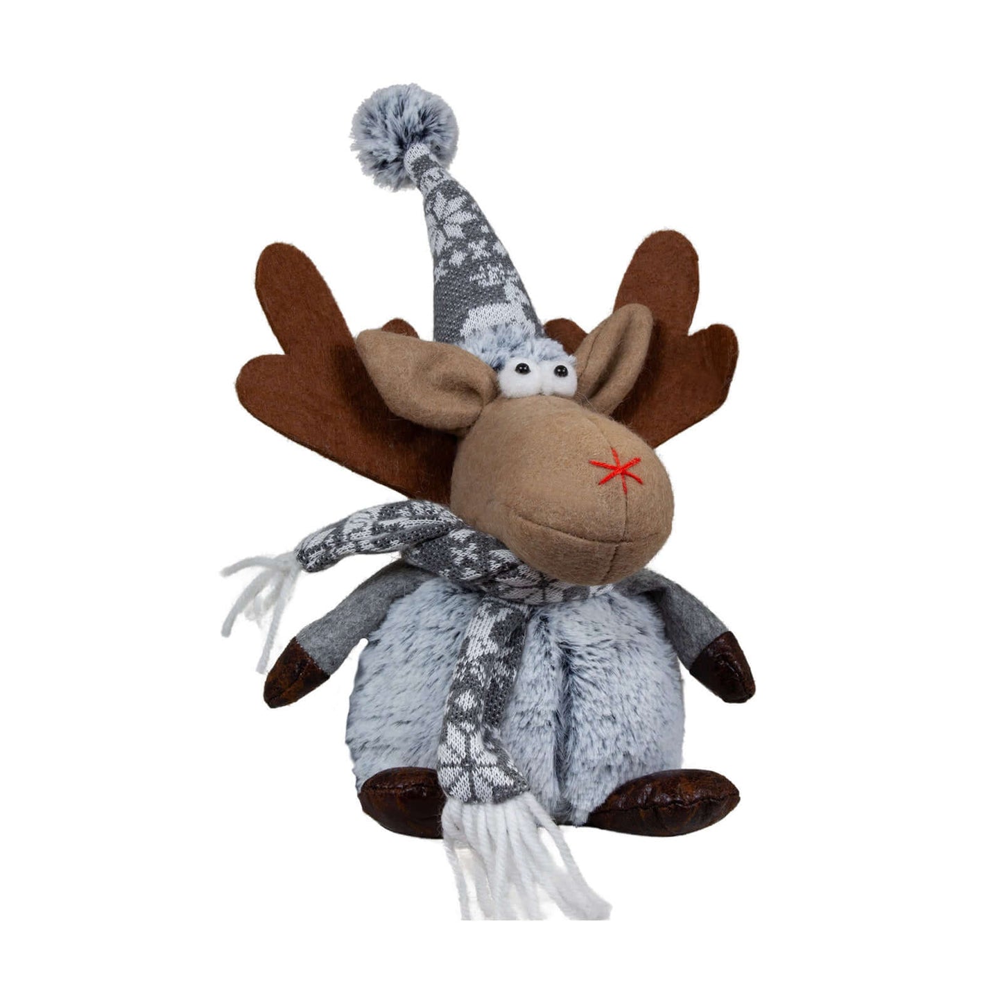 Elch sitzend 28cm, 2 Designs, VE-48(12)