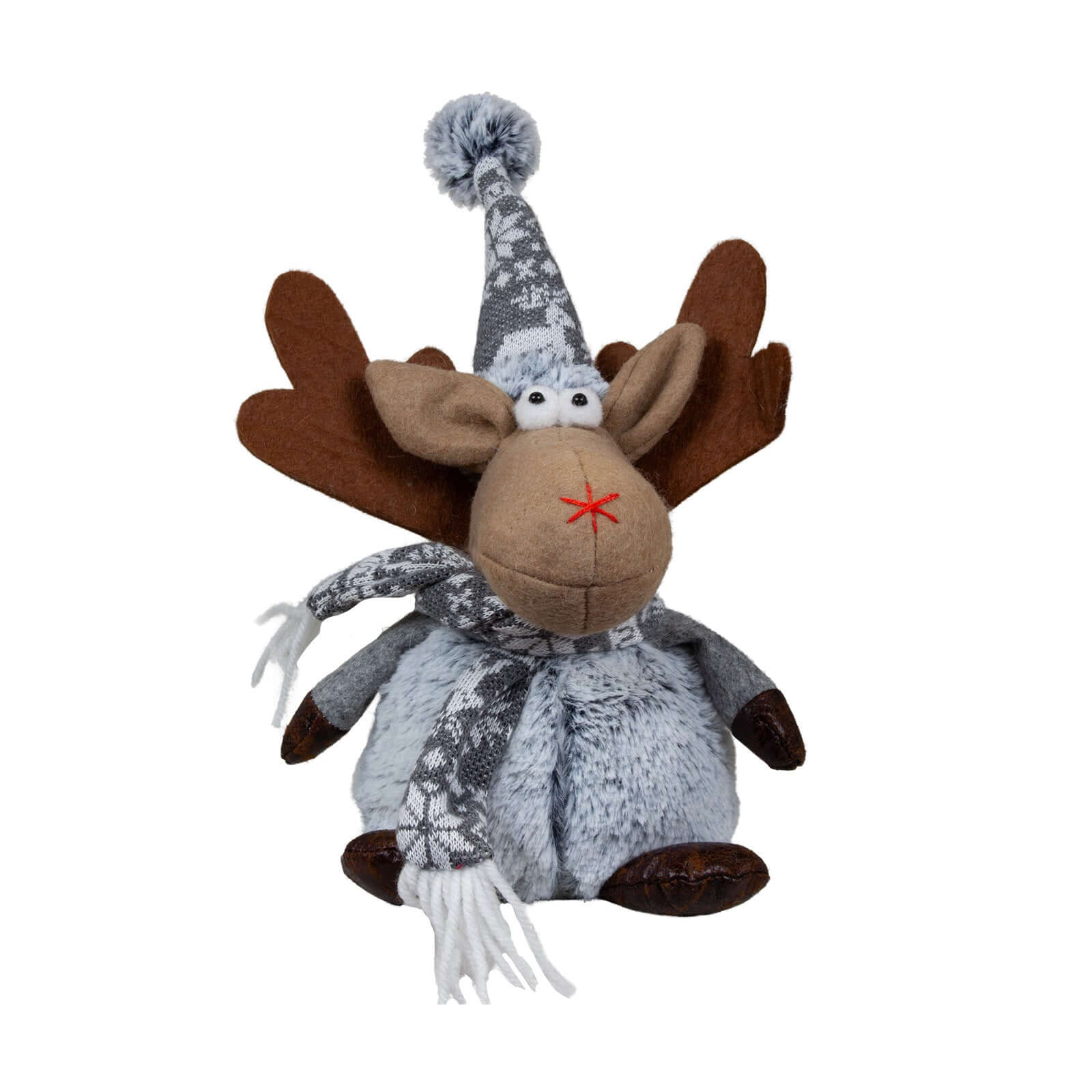 Elch sitzend 28cm, 2 Designs, VE-48(12)