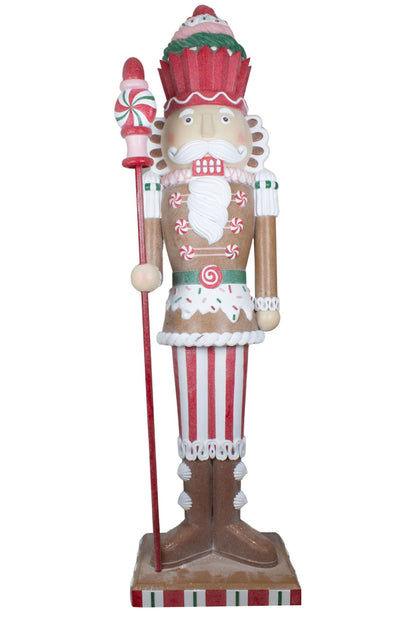 LED Nussknacker 152cm, Polyresin, VE-1