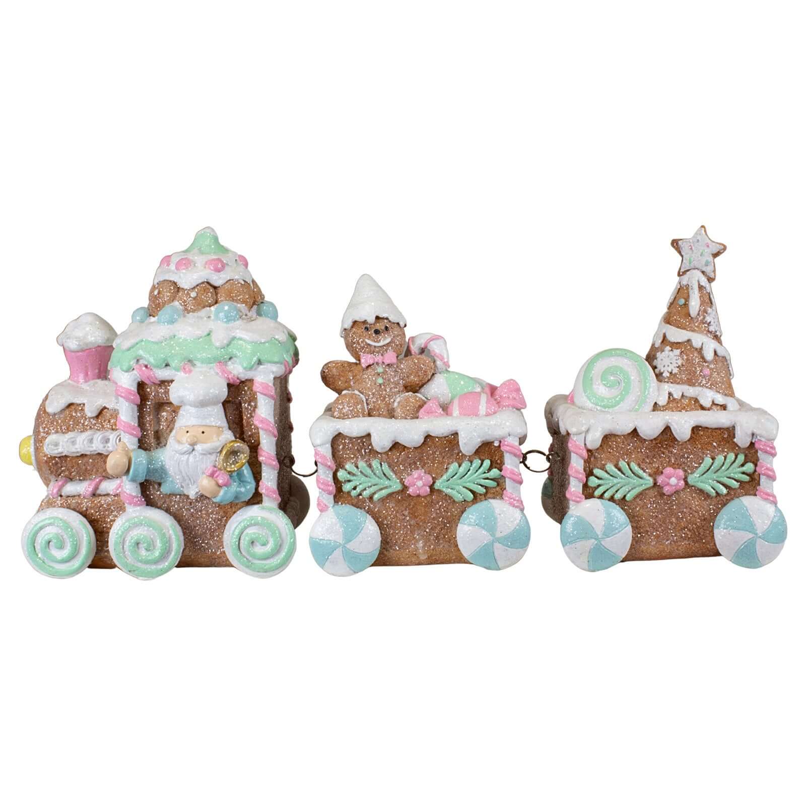 Lebkuchenzug 38cm, Polyresin, VE-4(1)