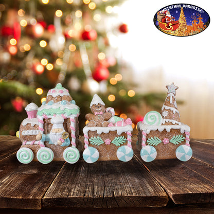 Lebkuchenzug 38cm, poliresina, VE-4(1)