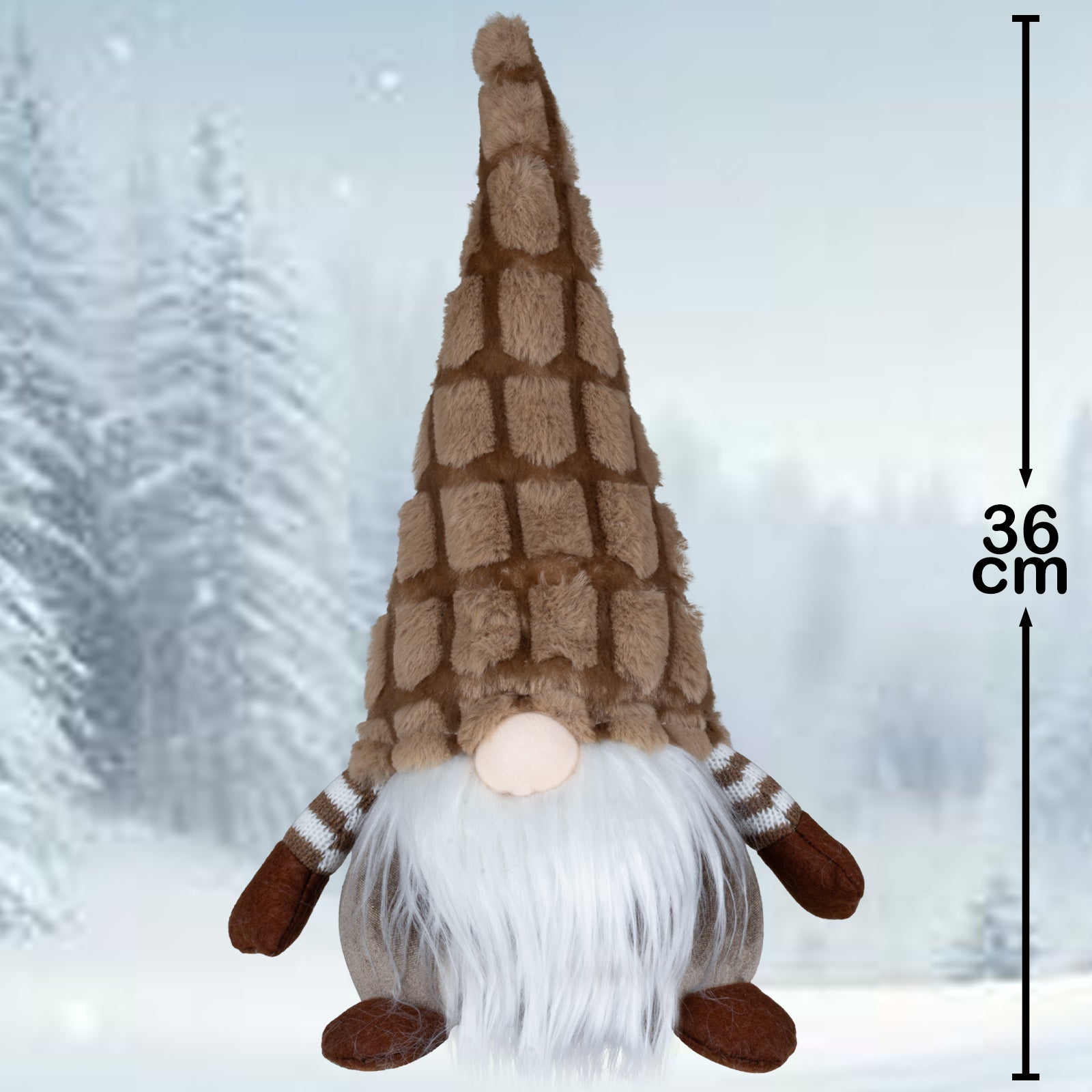 Wichtel Gnom sitzend 36cm, VE-12(6)