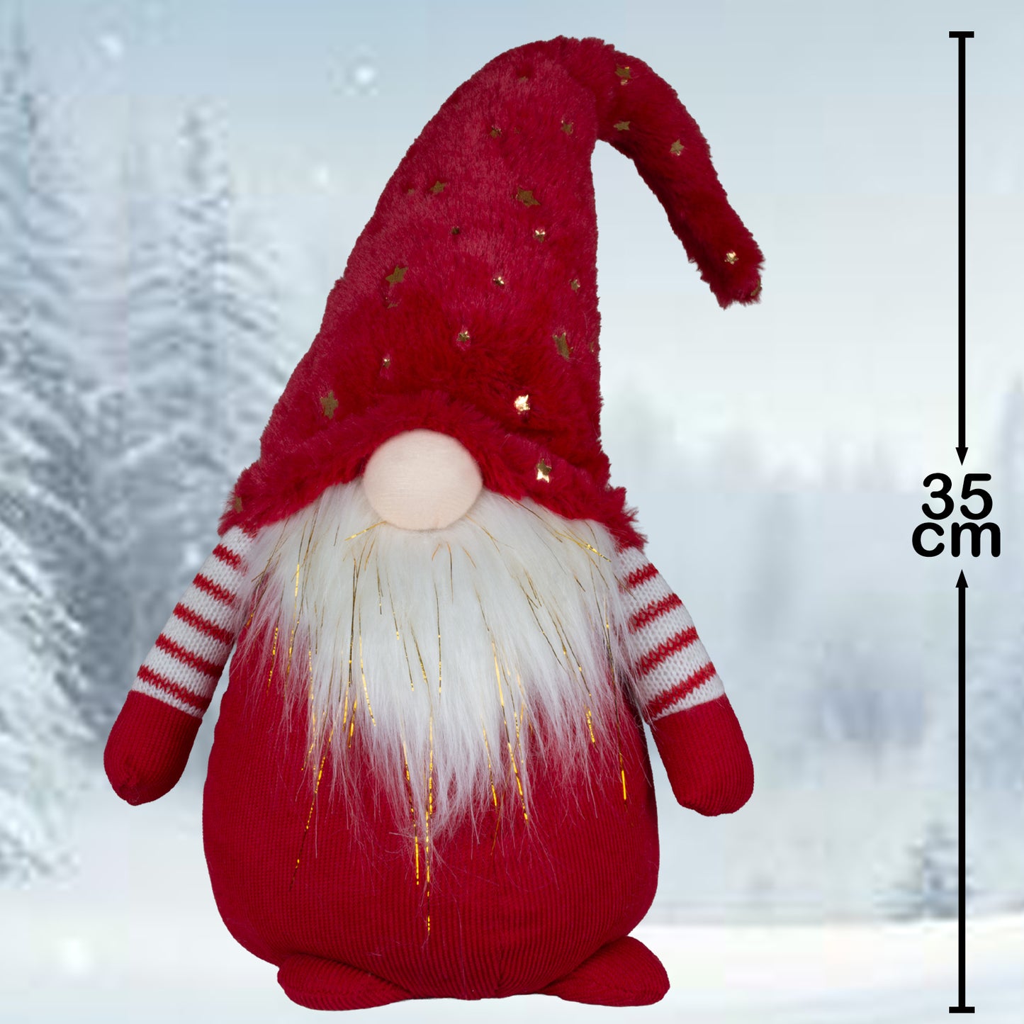 Gnome assis 50cm, VE-12(6)