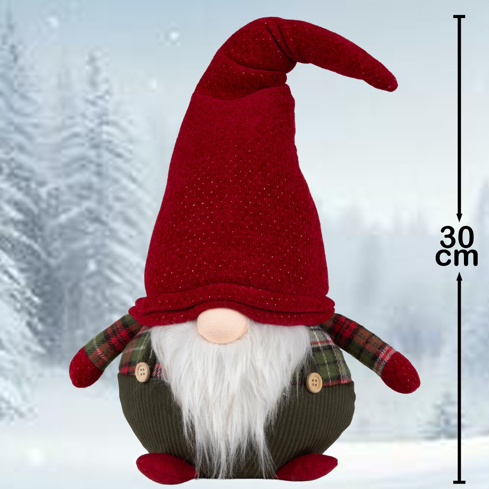 Gnom sitzend 30cm(55cm), VE-18(6)