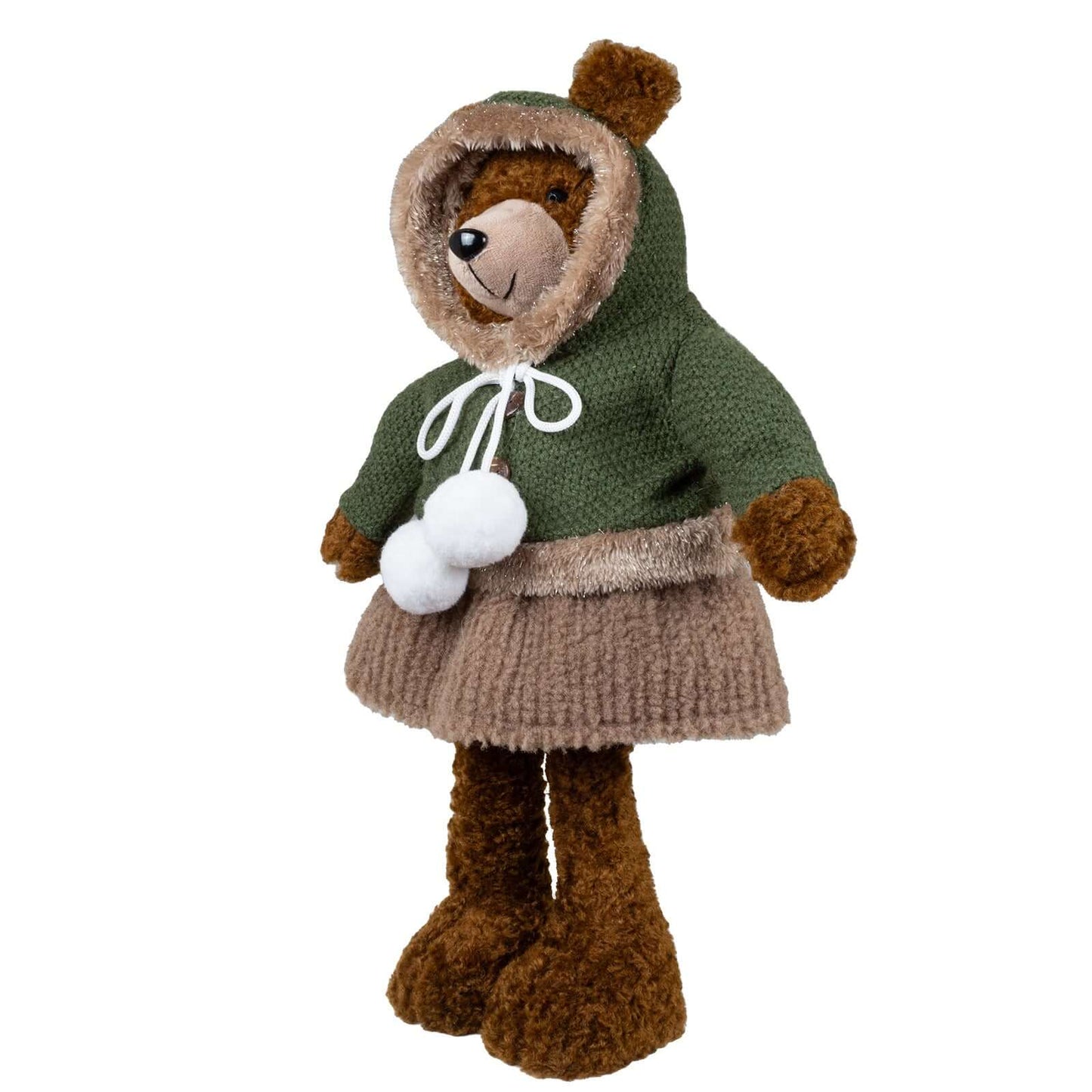 Weihnachtsbär stehend 40cm, 2 Designs, VE-8(4)