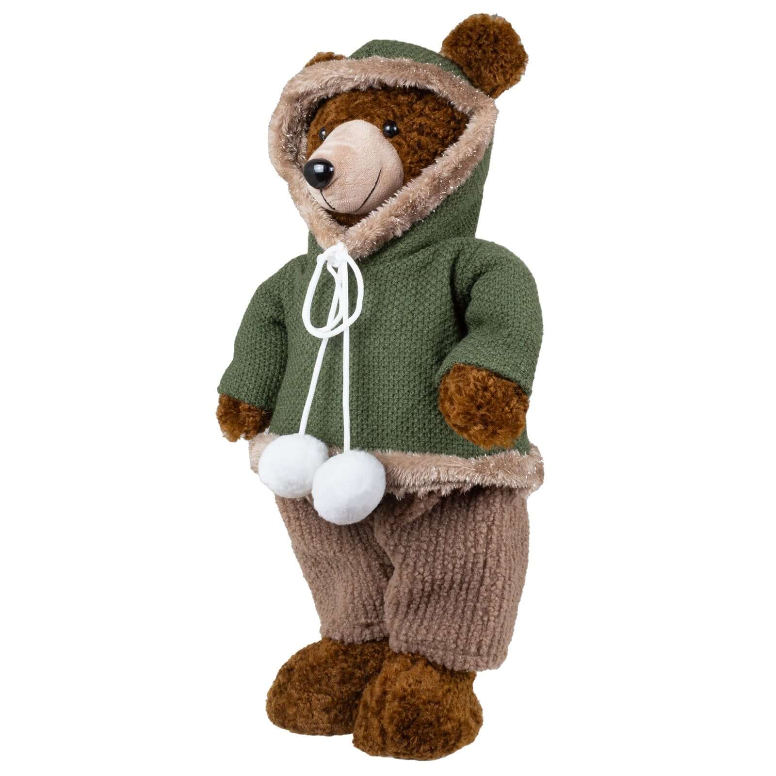 Weihnachtsbär stehend 40cm, 2 Designs, VE-8(4)