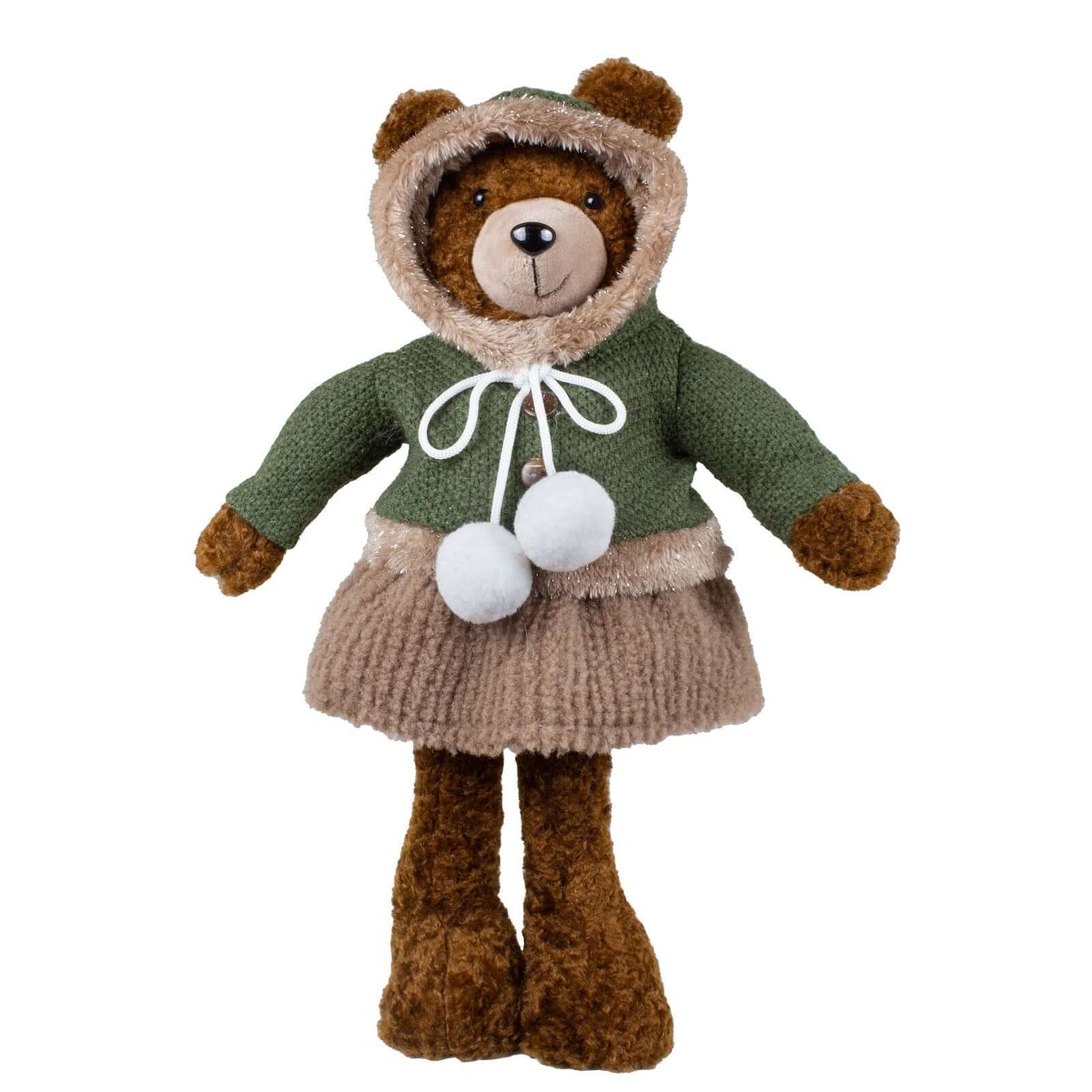 Weihnachtsbär stehend 40cm, 2 Designs, VE-8(4)