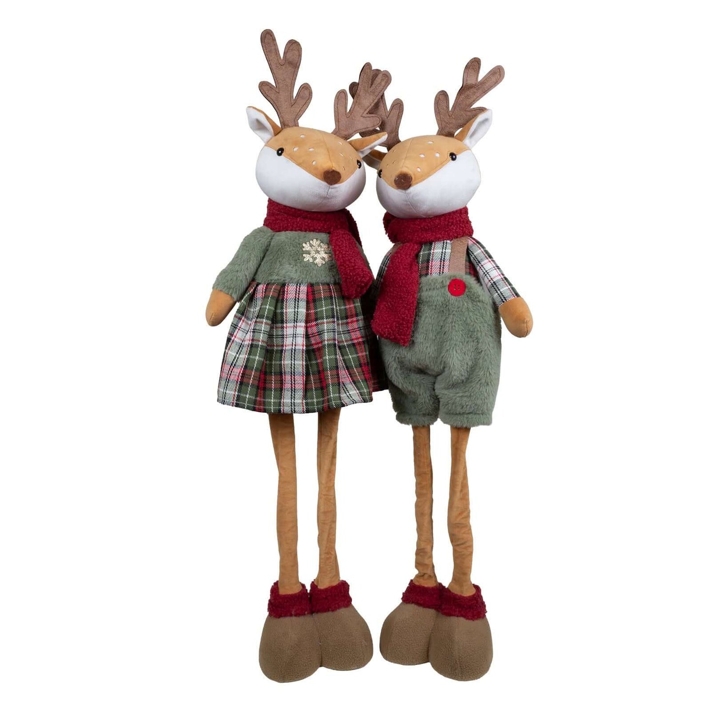 Hirsch Teleskopbeine 55-82cm, 2 Designs, VE-6(2)