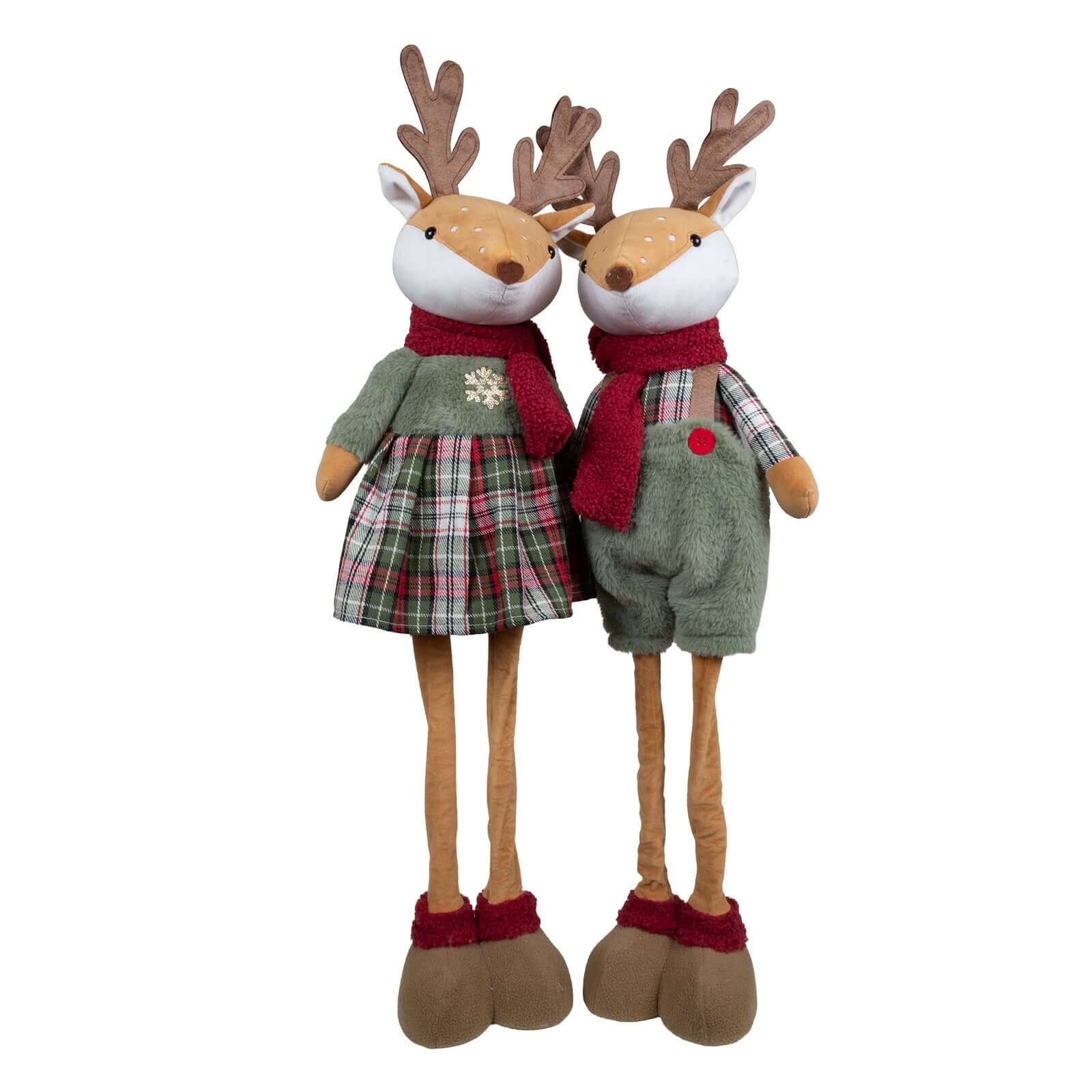 Hirsch Teleskopbeine 55-82cm, 2 Designs, VE-6(2)