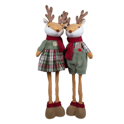 Hirsch Teleskopbeine 55-82cm, 2 Designs, VE-6(2)