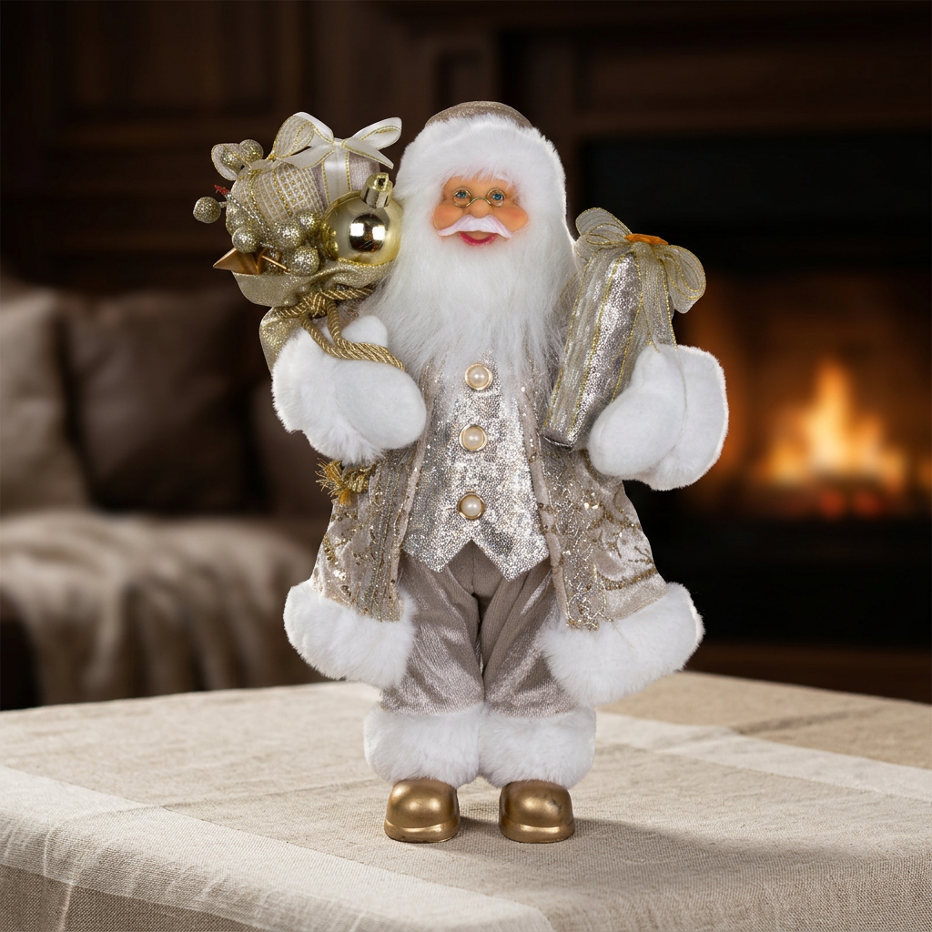 Babbo Natale in piedi 30cm, VE-6