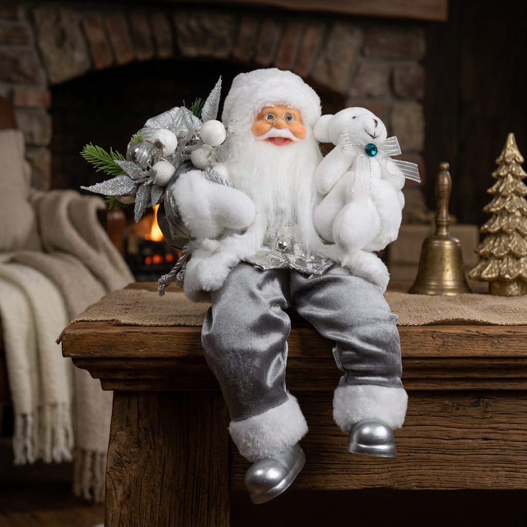 Santa Kantenhocker 30 cm, unidad 6