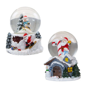 Schneekugel 10cm, 2 Designs, VE-60(1)