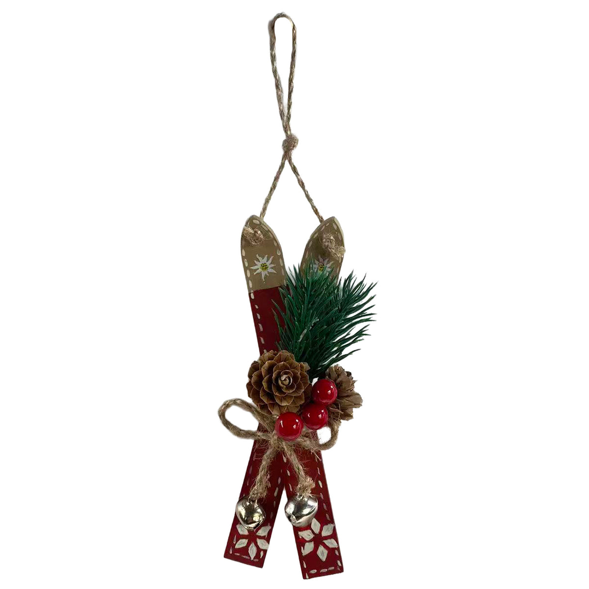 Addobbo per albero 15cm, legno, 3 design, VE-144(12)