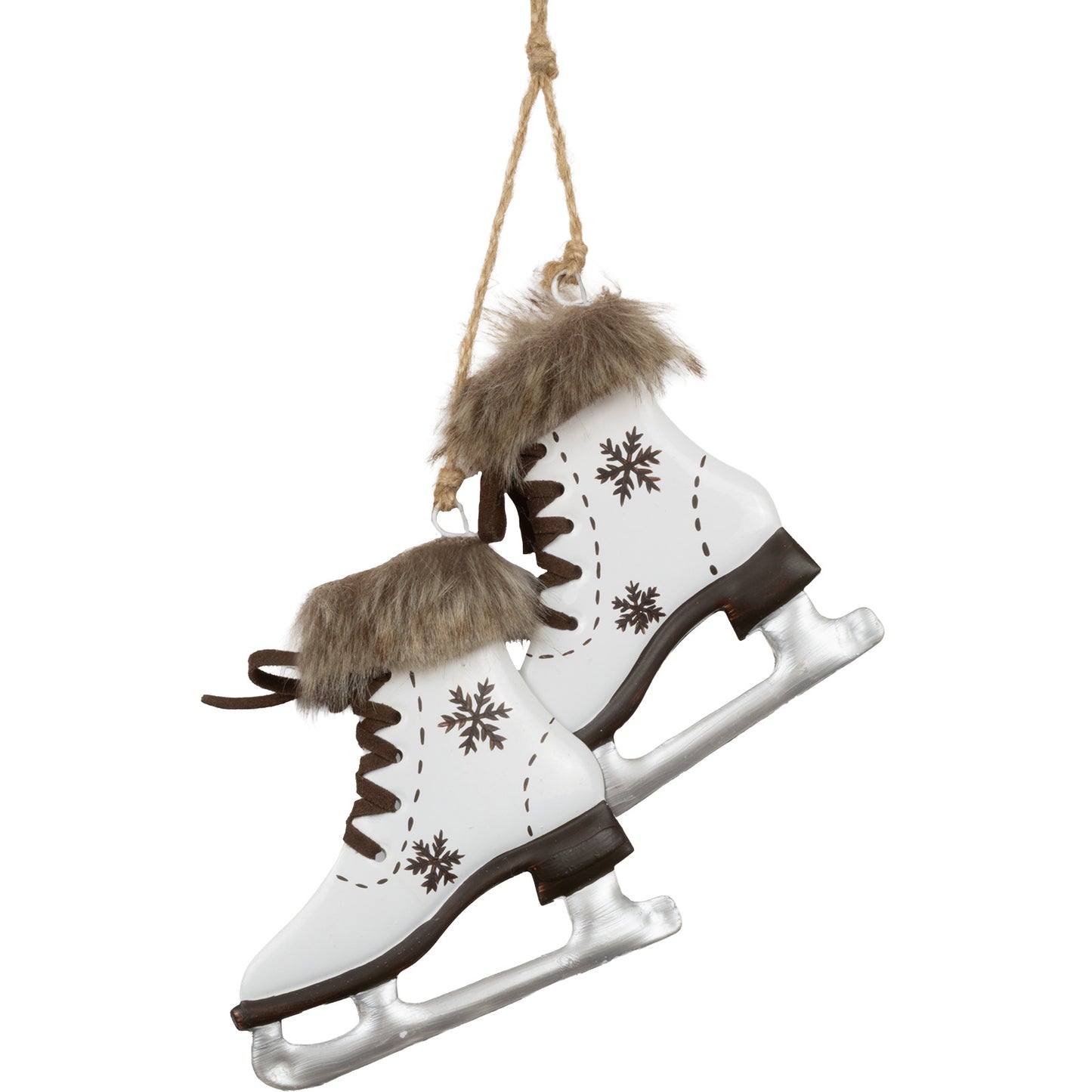 Addobbo per albero 10cm, metallo, 2 design, VE-288(12)